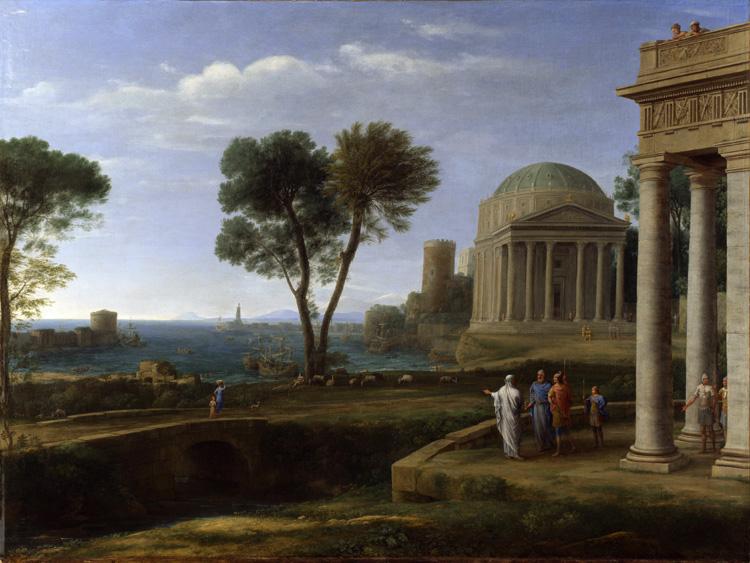  Landscape with Aeneas on Delos (mk17)